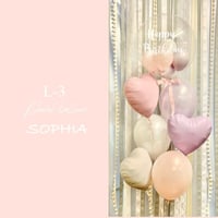 L-3   SOPHIA   ヘリウム入り浮かせてお届け