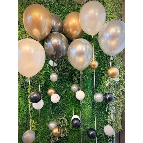 バルーンギフト  ヘリウム入りバルーン｜誕生日・結婚式・推し活｜4BR-8  気泡風バルーン8本セット  色が選べる♪