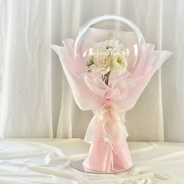 バルーンブーケ 大型】 風船 バルーン 開店 開業 名入れ お祝い グリーン