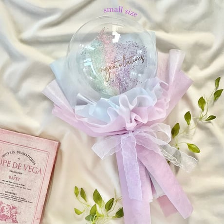 HBS-73 Petite bouquet kasumi   バルーンフラワーブーケ　Sサイズ
