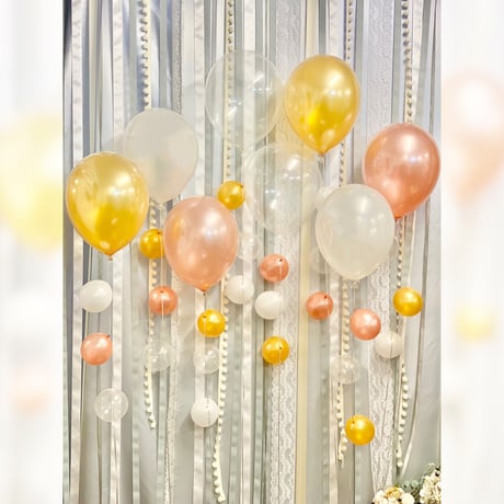 バルーンギフト  ヘリウム入りバルーン｜誕生日・結婚式・推し活｜4BR-8  気泡風バルーン8本セット  色が選べる♪