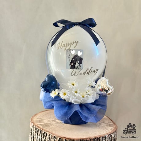 名入れ   バルーンギフト  ｜誕生日・結婚式祝電・楽屋花｜Photos & memories 写真・画像が入れられる♪色が選べる！