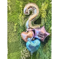 D-13  Number plus  色が選べる♪ヘリウム入り浮かせてお届け