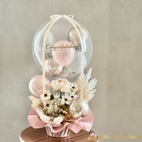 SD-59  大人色の気球バルーン 〜Dusk Rose × Champagne