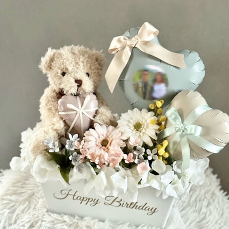 名入れ  バルーンギフト  バルーンアレンジメント｜誕生日・結婚式祝電・推し活｜Photo Heart Gift Balloon 写真・画像が入れられる♪