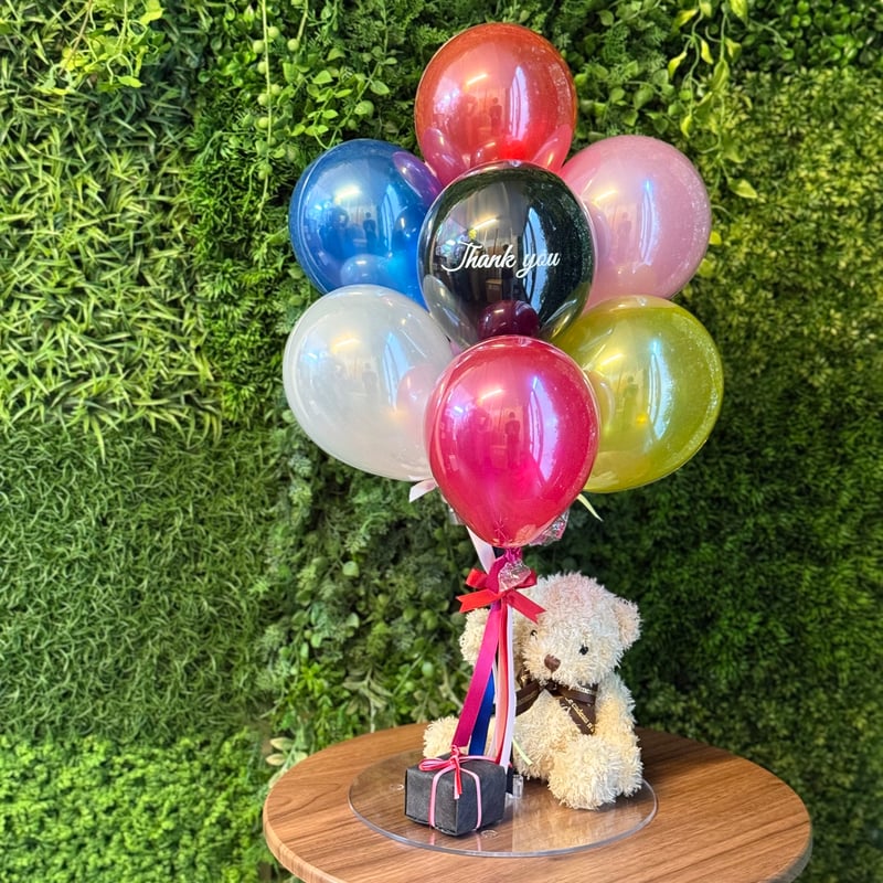 balloon shopruru様へ No.001 ちょーぴーカラフル風船セット（ロゴ柄） | PURE BALLOON