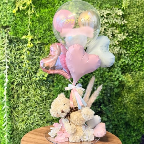 Flying bear 〖 nuance color  〗　バルーン&花  色が選べる♪