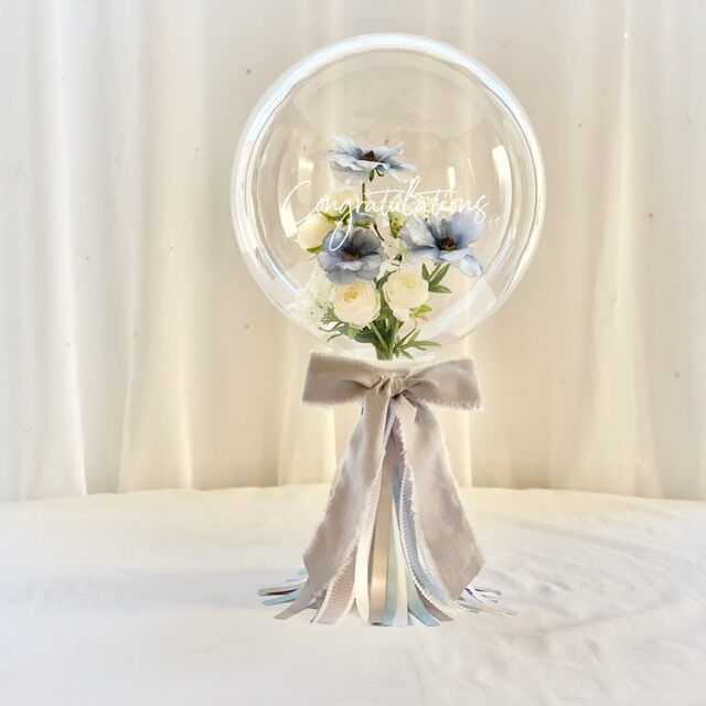 CB-2 something blue バルーンフラワーブーケ | ohana balloon CB-2 something blue バルーンフラワーブーケ | ohana balloon