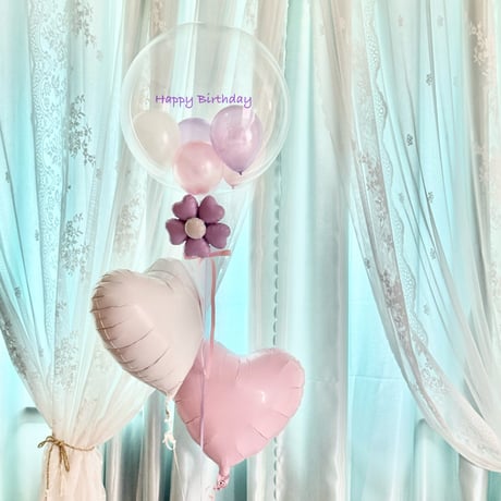 名入れ  バルーンギフト  ヘリウム入りバルーン｜誕生日・結婚式・推し活｜Heart & Bloom 色が選べる♪