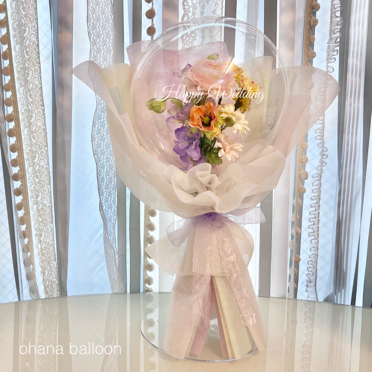 HBS-91 Lieto バルーンフラワーブーケ Lサイズ | ohana balloon