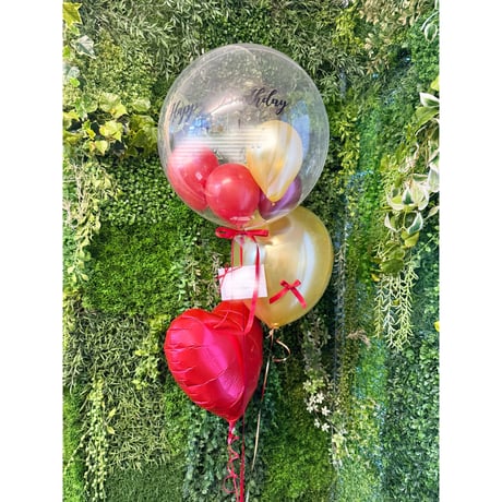名入れ  バルーンギフト  ヘリウム入りバルーン｜誕生日・結婚式・推し活｜T4-10 Floating Balloon 色が選べる♪