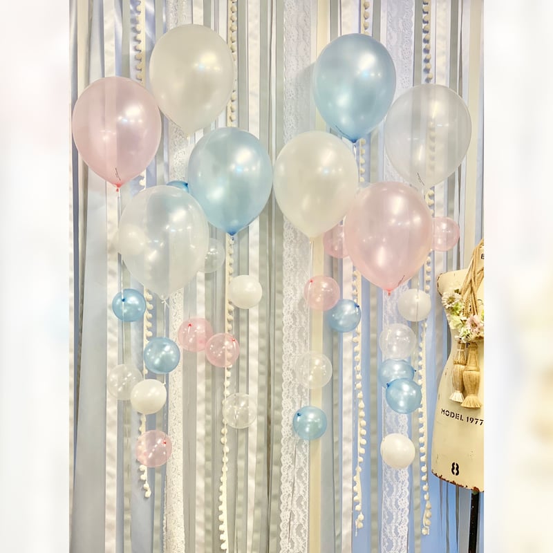 4BR-8 気泡風バルーン8本セット 色が選べる♪ヘリウム入り浮かせてお