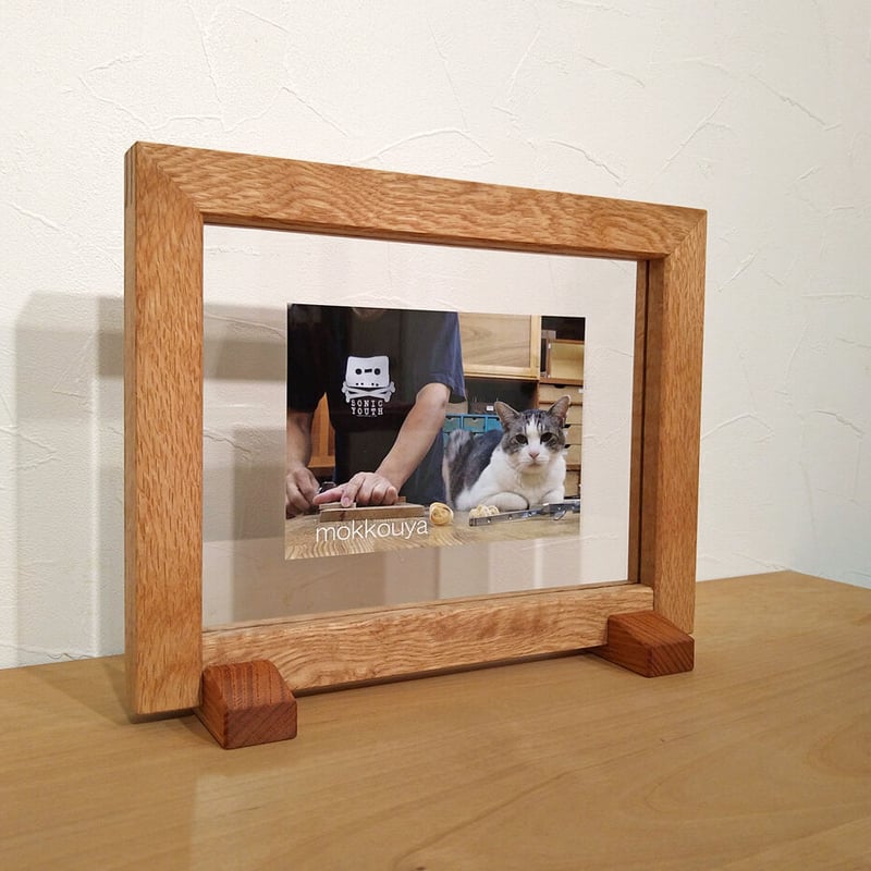 無垢材 ナラ フォトフレーム(額縁) 木製の額縁作ります 無垢材を使用