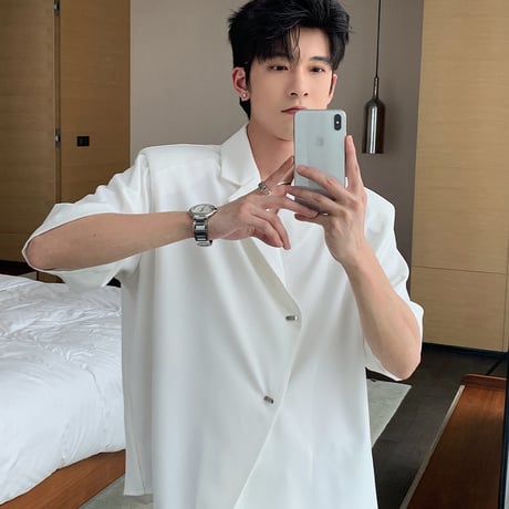 Fashion casual high-end short sleeved shirt TSSS012