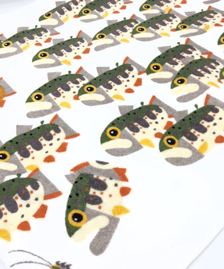 バスタオル　アマゴ