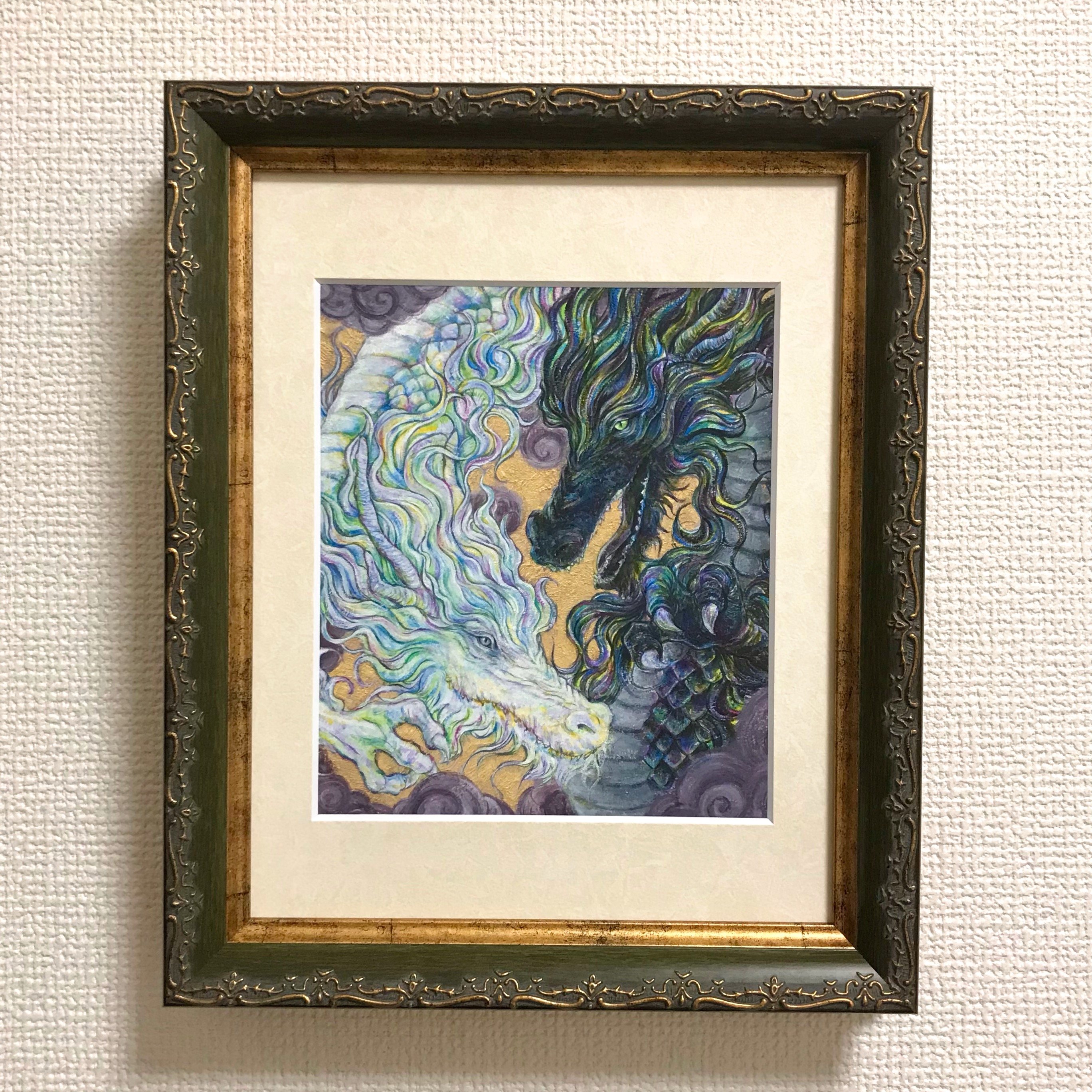 陰陽の龍（複製画） | でざき工房