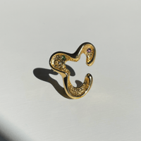 Small Floral Earcuff (multicolor)