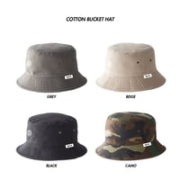 COTTON BUCKET HAT