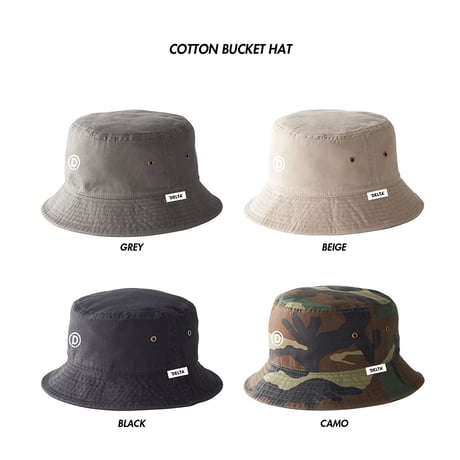 COTTON BUCKET HAT