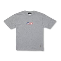 DECK LOGO T-SHIRT "星条旗"GREY