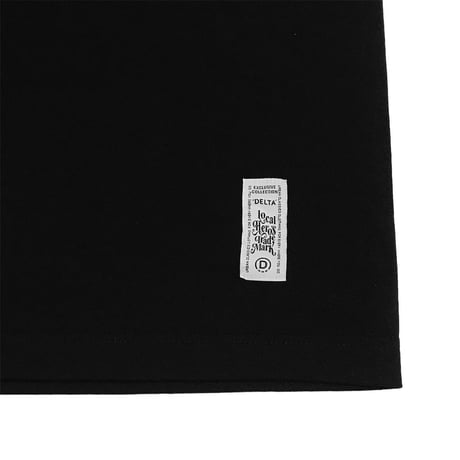 DECK LOGO T-SHIRT "SNAKE" BLACK