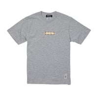 DECK LOGO T-SHIRT "TARTAN" GREY