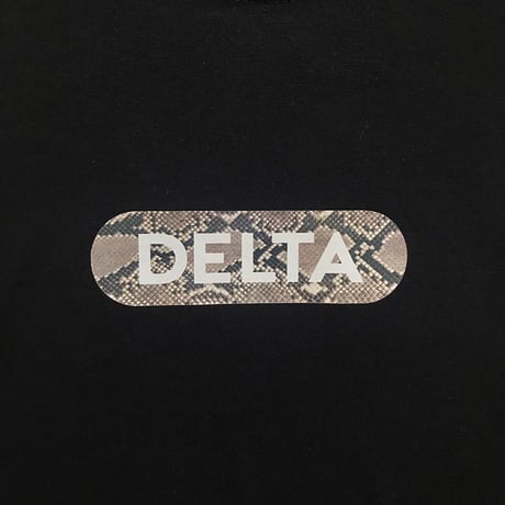 DECK LOGO T-SHIRT "SNAKE" BLACK