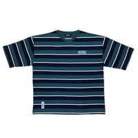 BIG SILHOUTTE BORDER T-SHIRT "GREEN"