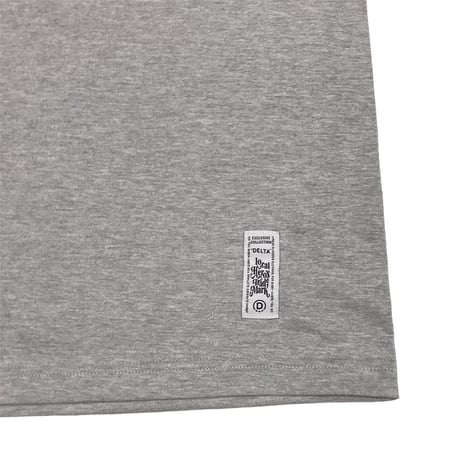 DECK LOGO T-SHIRT "TARTAN" GREY