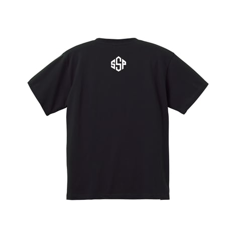 DECK LOGO T-SHIRT "SNAKE" BLACK