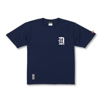 "D"STAR LOGO T-SHIRT "NAVY"