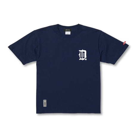 "D"STAR LOGO T-SHIRT "NAVY"