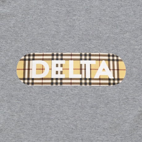 DECK LOGO T-SHIRT "TARTAN" GREY