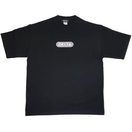 HQ DECK LOGO T-SHIRT "CEMENT" BLACK