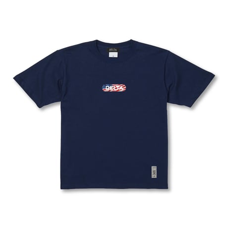 DECK LOGO T-SHIRT "星条旗"NAVY
