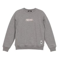 DECK LOGO CREW SWEAT "SNAKE" GREY
