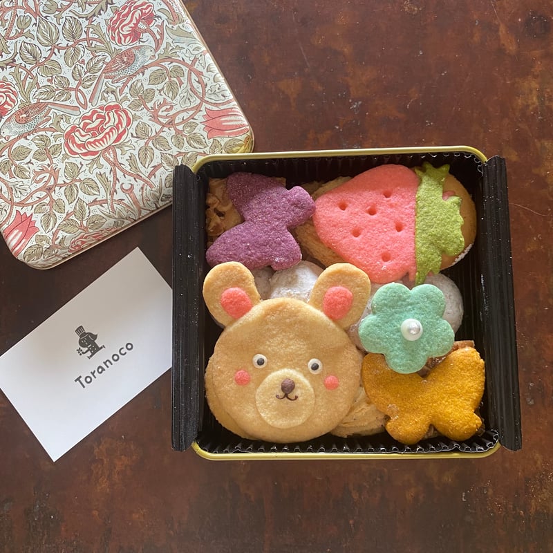 発送】クッキー缶 うさぎ | トラノコ洋菓子店