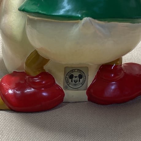 古いディズニー　ドナルド・ダック　貯金箱