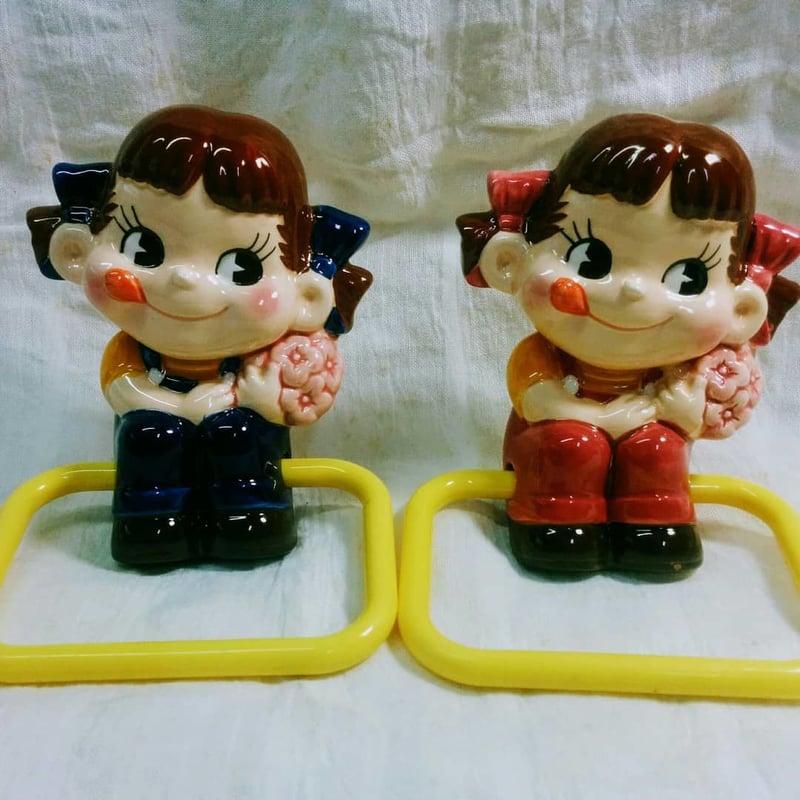 ペコちゃん．タオルハンガー ピンク | MARUTe online store