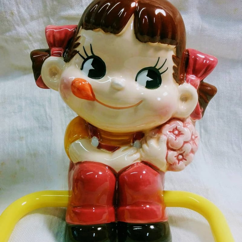 ペコちゃん．タオルハンガー ピンク | MARUTe online store