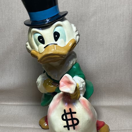 古いディズニー　ドナルド・ダック　貯金箱