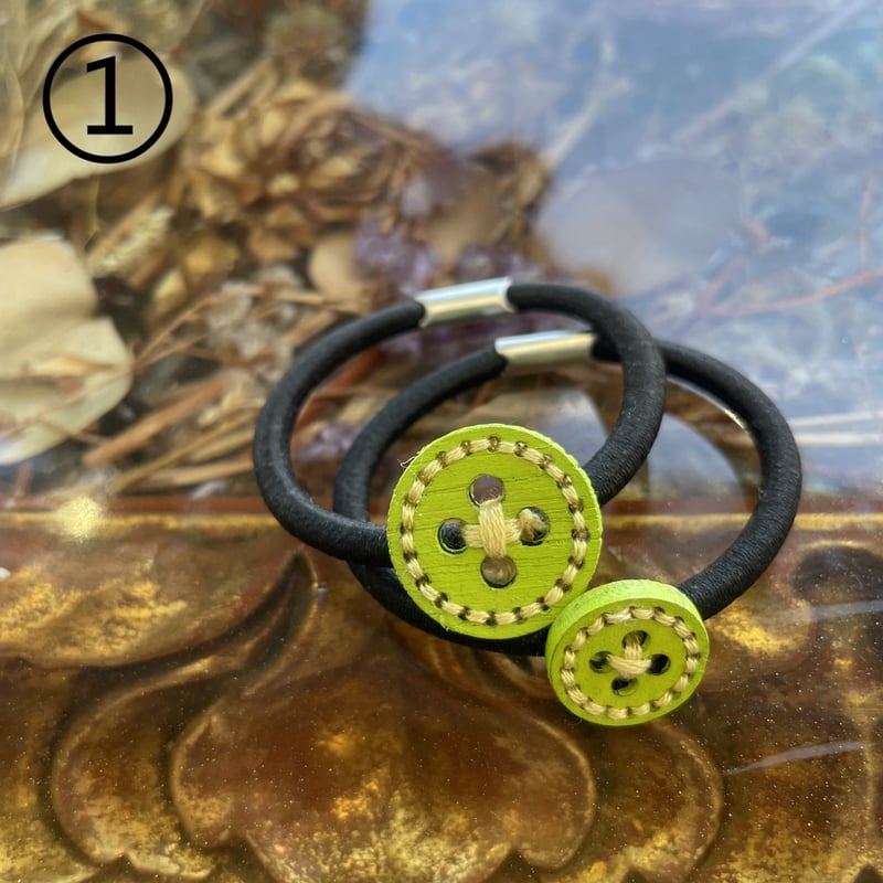 ヘアゴム】ウッドボタン | hazaiLAB. ONLINE SHOP