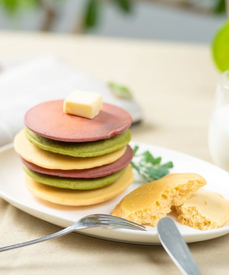 魔法のベジパンケーキ｜モロヘイヤ