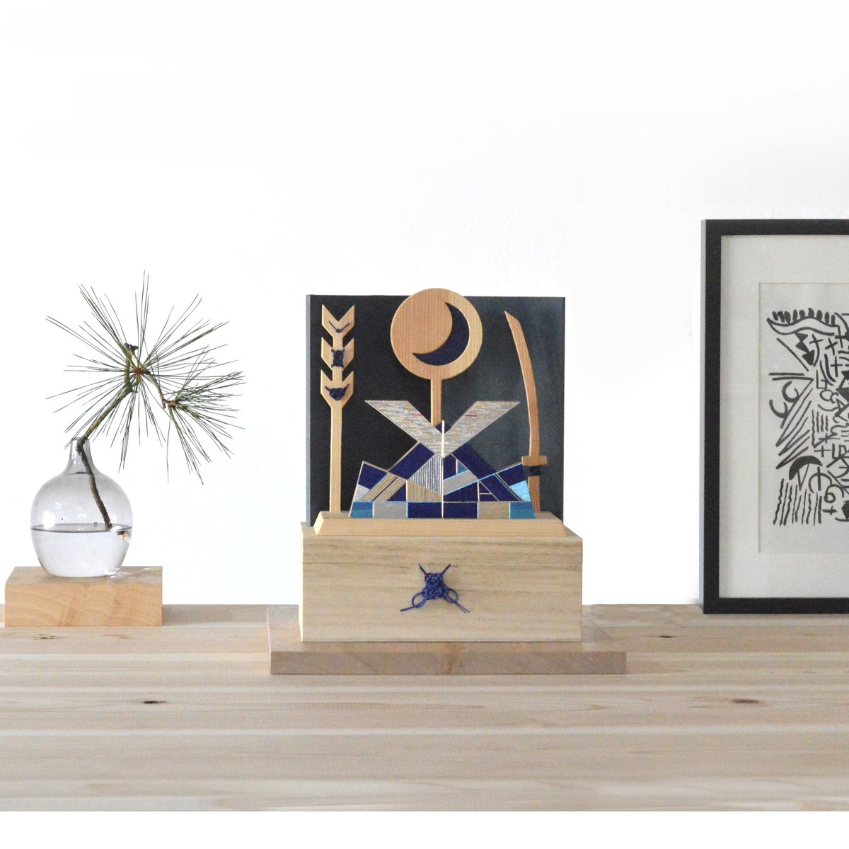 水引 日月兜 ［藍 Ai］ | RITUAL STORE