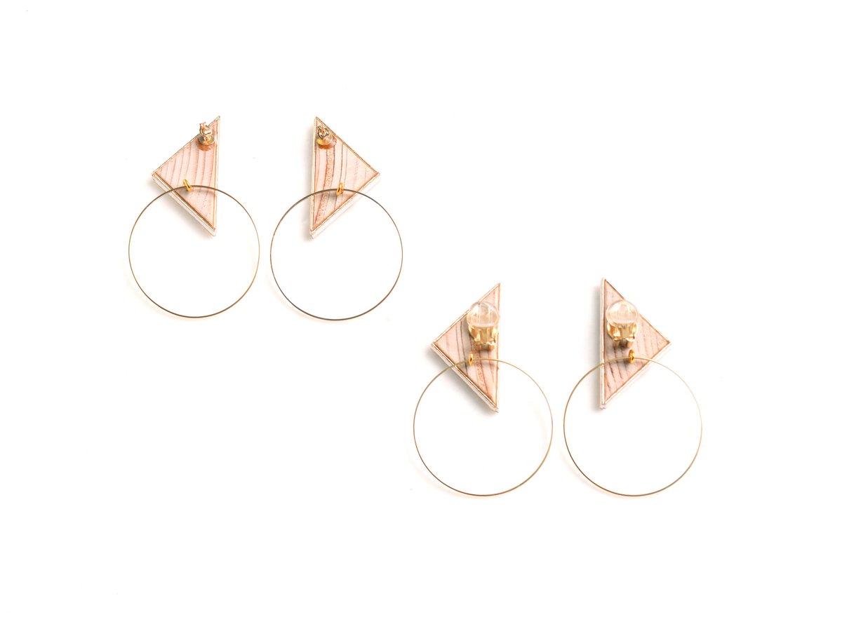 Triangle Hoop Black | RITUAL STORE