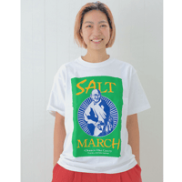 ガンジーの歴史的塩対応Tシャツ【塩色／カラー】