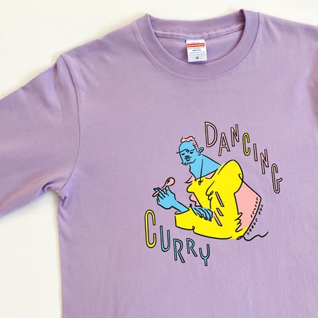 DANCING CURRY 長袖Tシャツ【ホムデン色】