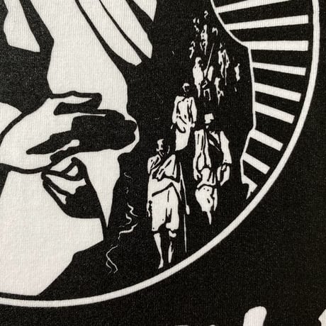 ガンジーの歴史的塩対応Tシャツ【塩色／1C】