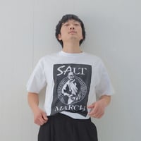 ガンジーの歴史的塩対応Tシャツ【塩色／1C】