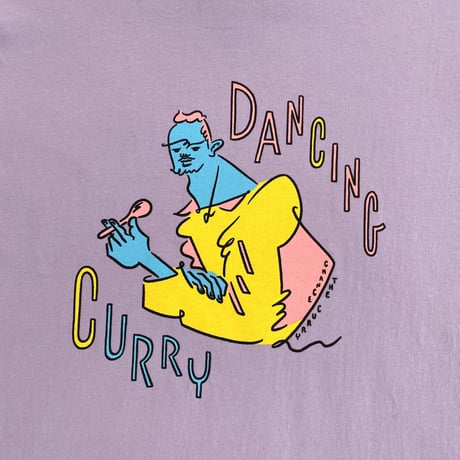 DANCING CURRY 長袖Tシャツ【ホムデン色】